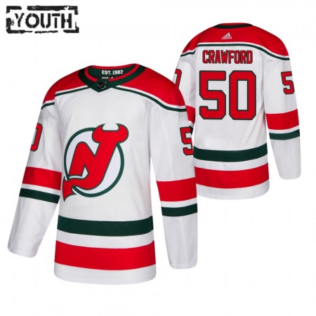 Dětské Hokejový Dres New Jersey Devils Dresy Corey Crawford 50 2020-21 Třetí Authentic